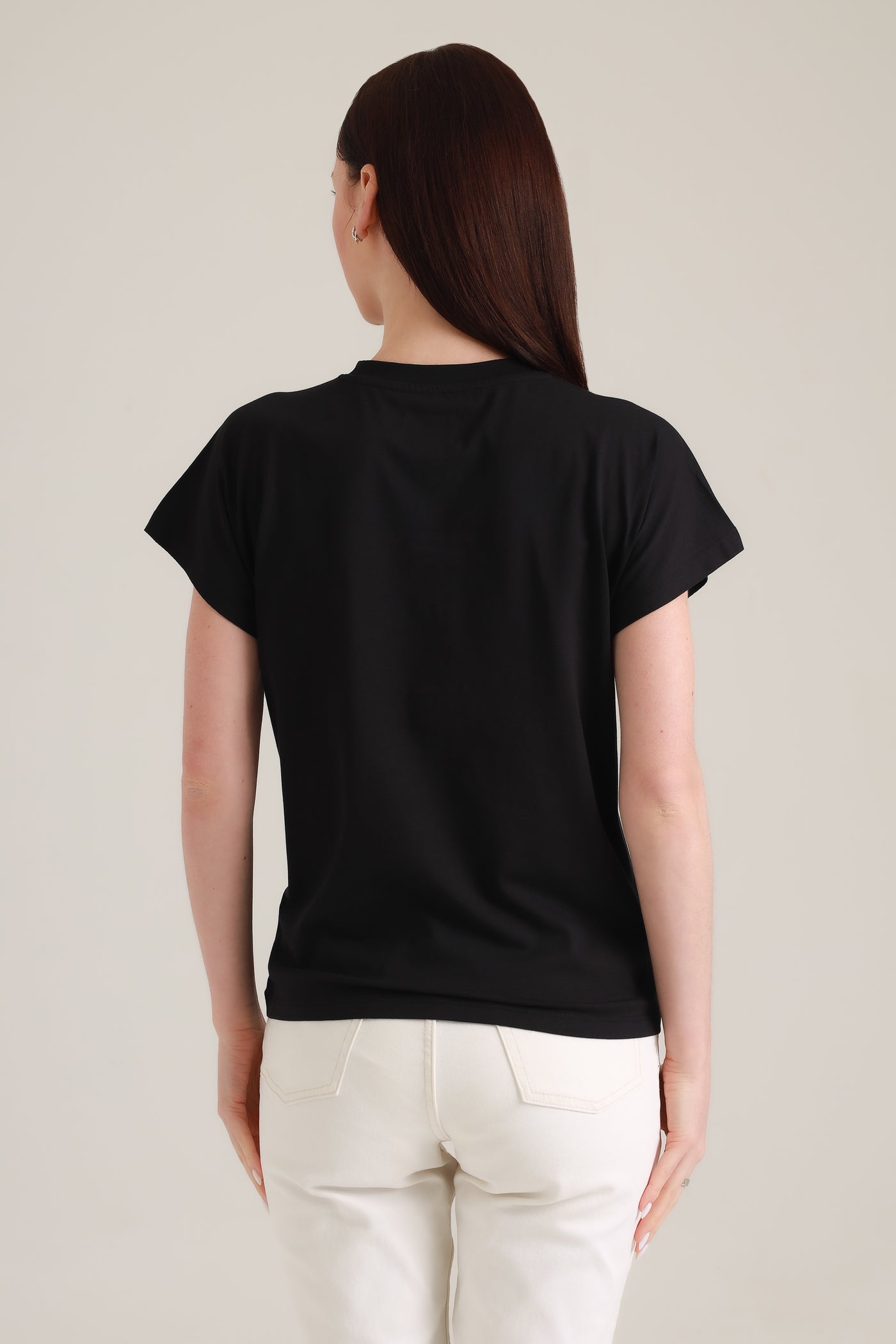 T-Shirt Women Short Sleeves Cool Paka Black