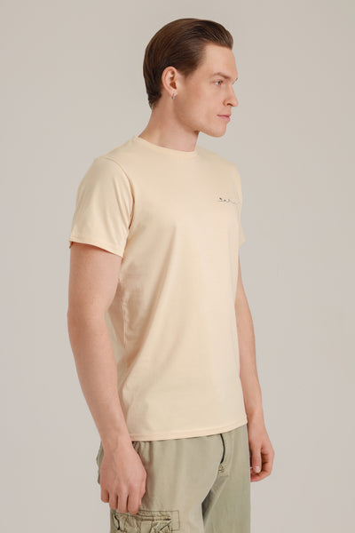 T-Shirt Men Insel Gray Sand