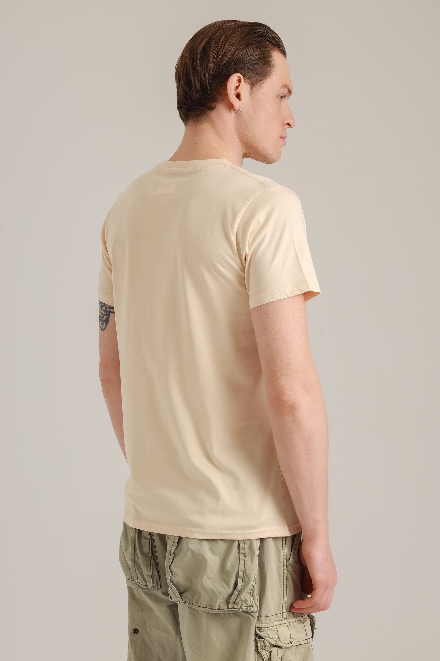 T-Shirt Men Insel Gray Sand