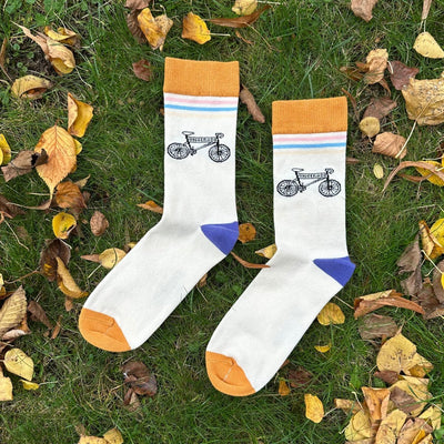 Bike Classic – Bio-Baumwollsocken mit sportlichem Design - Ungerade Wien