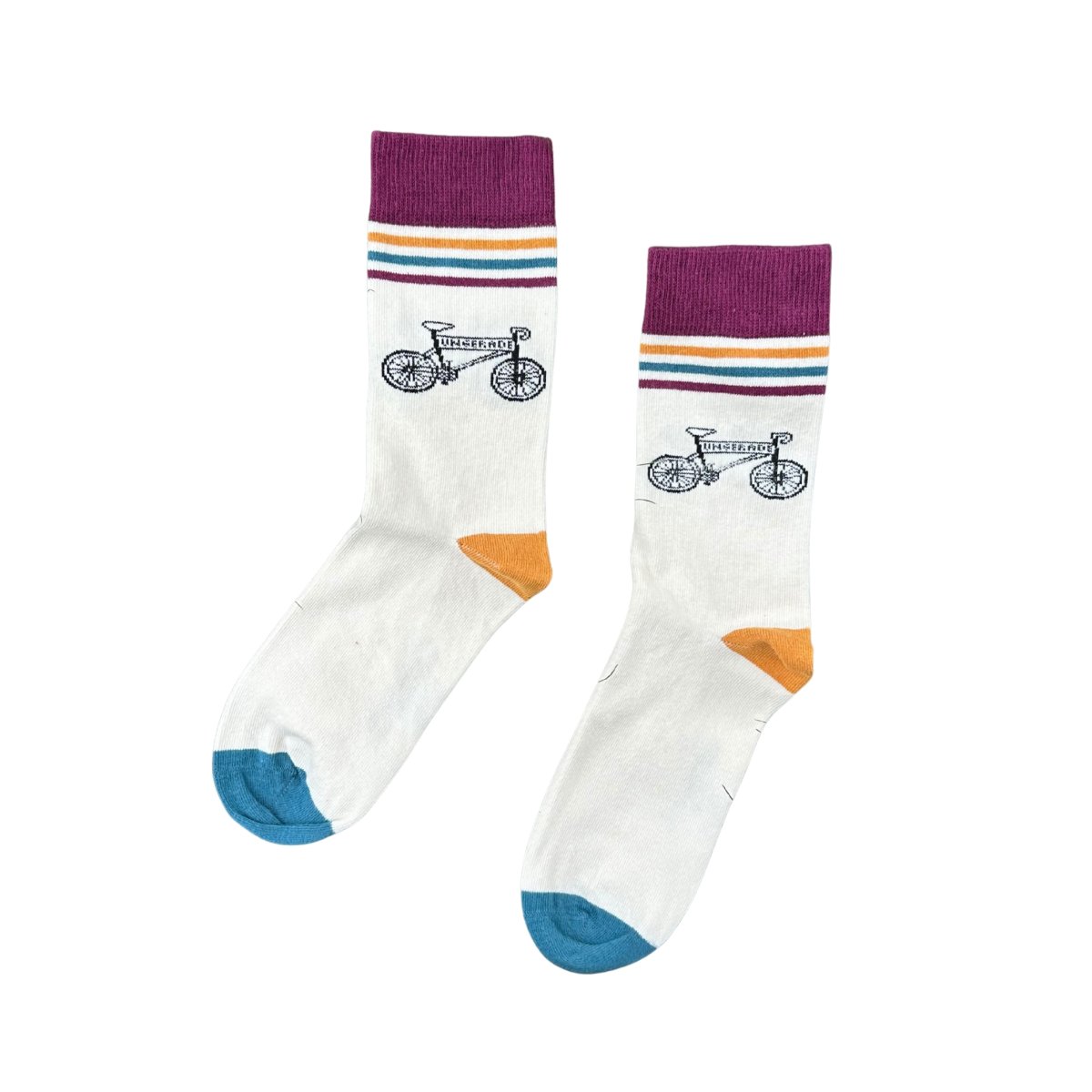 Bike Sor – Nachhaltige Bio-Socken mit Bike-Motiv - Ungerade Wien