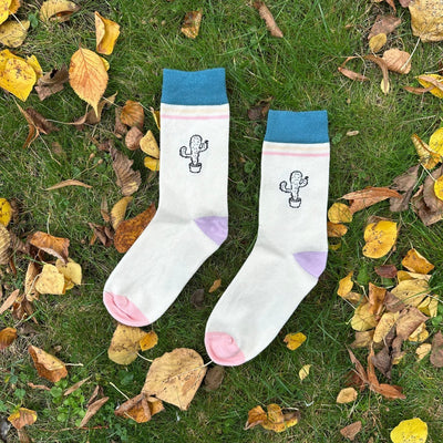Desert Kaktus – Bio-Baumwollsocken mit Charakter und Stacheln - Ungerade Wien
