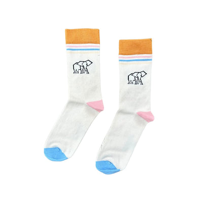 Elephant Walk – Bio-Baumwollsocken mit Charakter & Ecken - Ungerade Wien