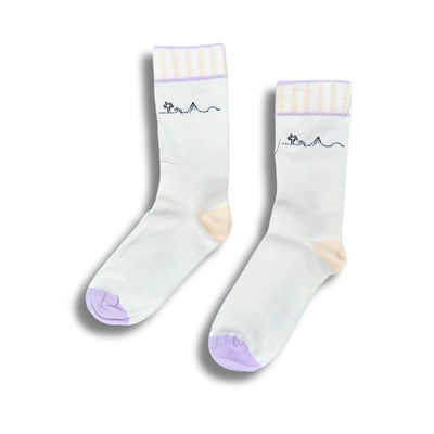 Island Wave – Bio-Baumwollsocken mit Wellen & Insel-Feeling - Ungerade Wien