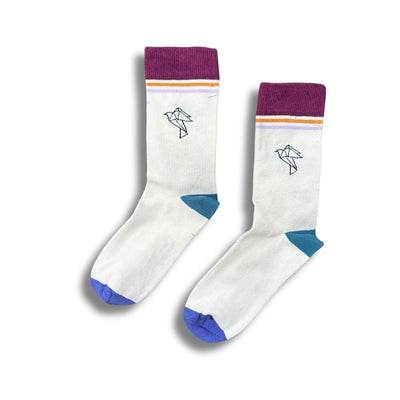 Origami Bird – Bio-Baumwollsocken mit Symbol für Freiheit & Kreativität - Ungerade Wien