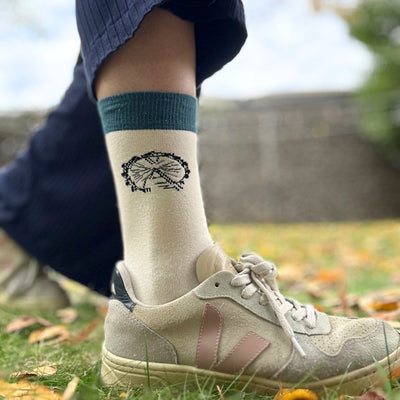 Riesenrad – Bio-Baumwollsocken mit Wiener Charme - Ungerade Wien