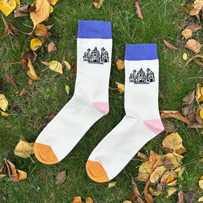 Vienna Dome – Bio-Baumwollsocken inspiriert von der Wiener Karlskirche - Ungerade Wien