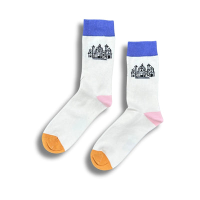 Vienna Dome – Bio-Baumwollsocken inspiriert von der Wiener Karlskirche - Ungerade Wien