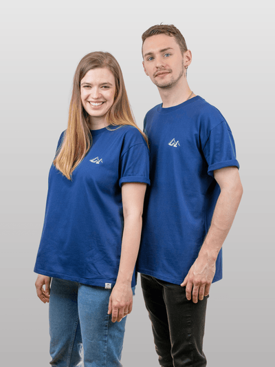 Unisex oversized tričko Mountains Ocean Cavern